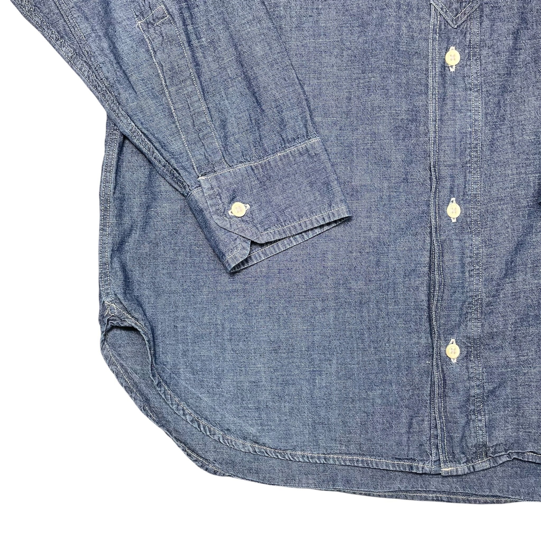 1920s LVC Sunset Chambray Shirt - Medium