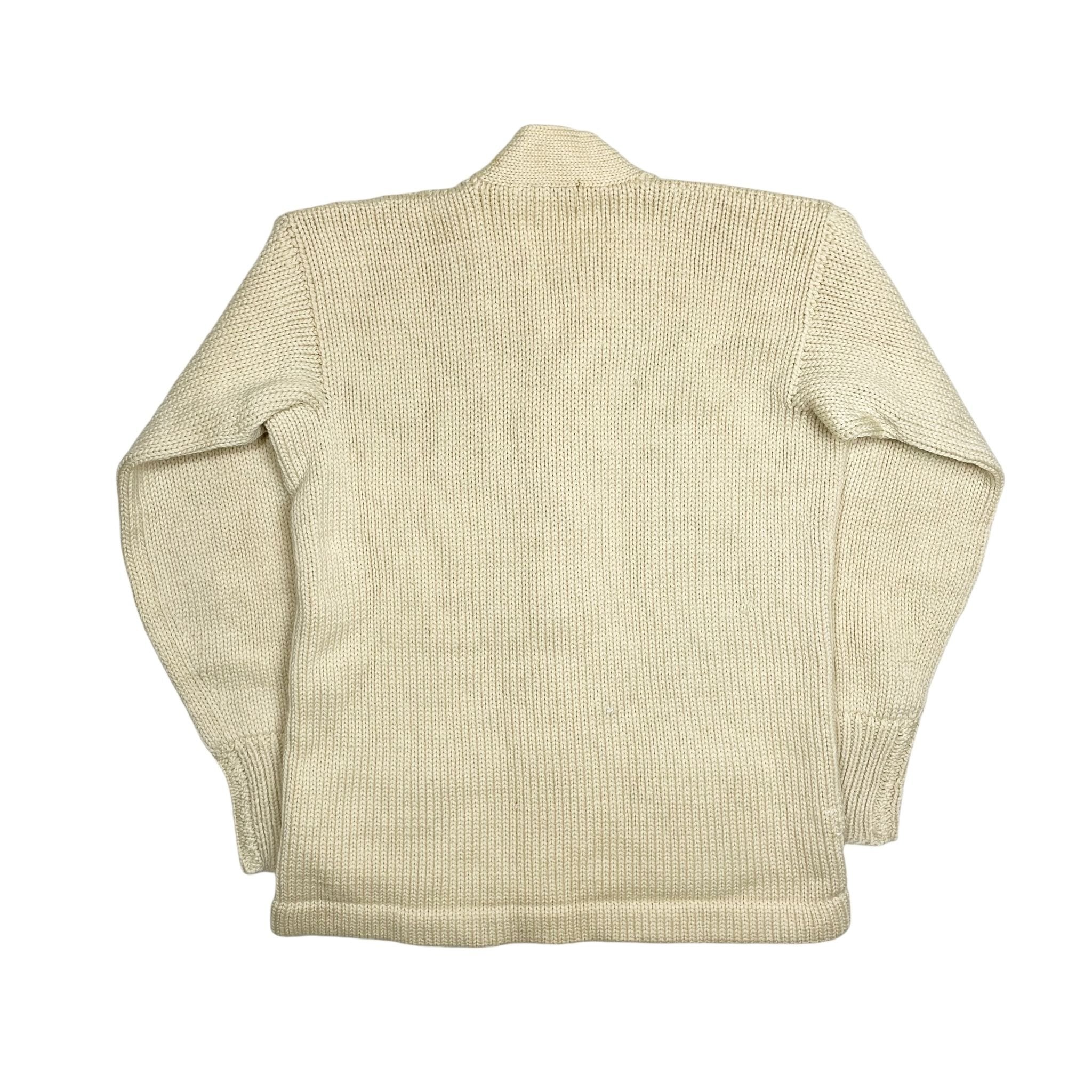 1940s College Letterman Knit Cardigan - M/L