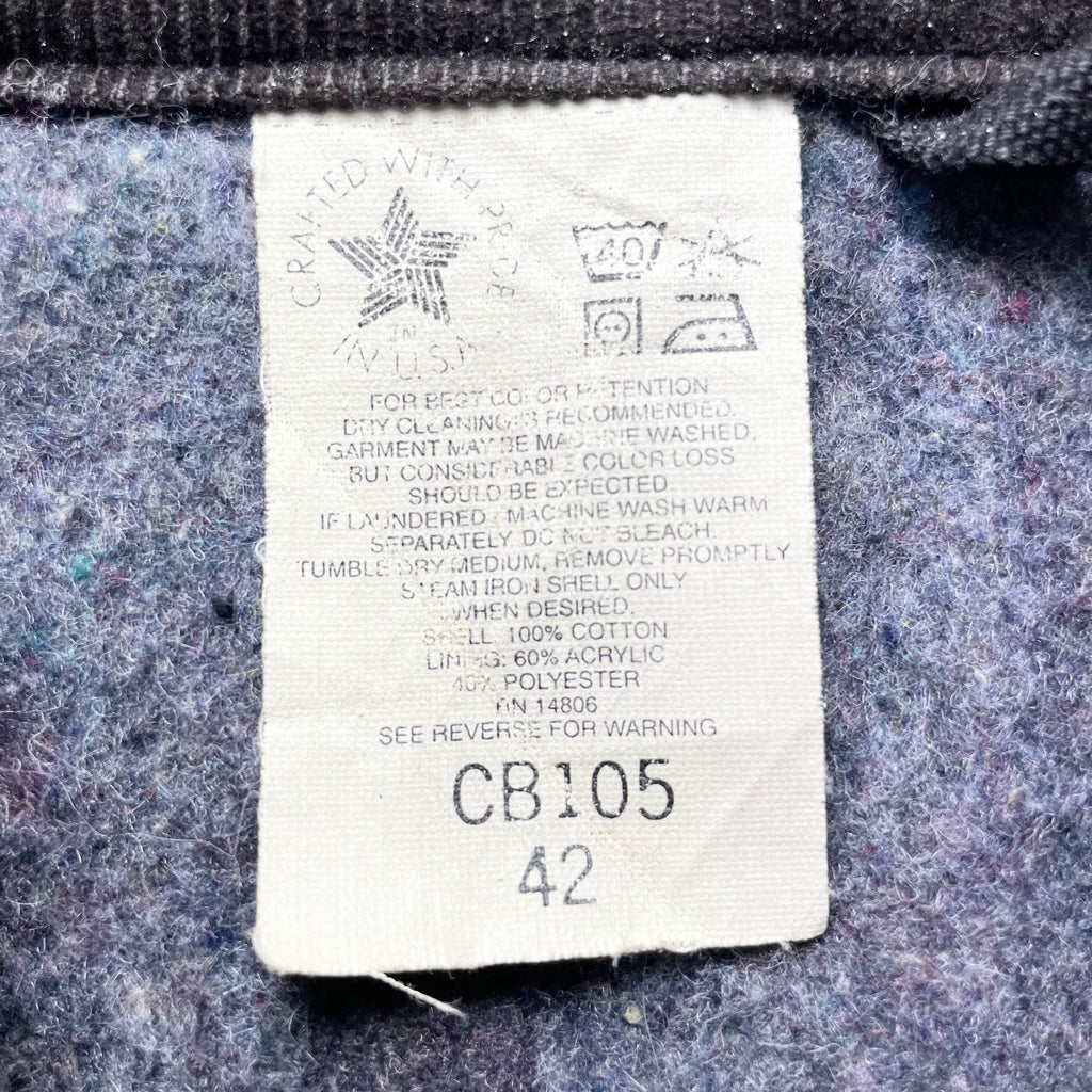 1990s Carhartt CB105 Blanket Lined Chore Jacket - M/L