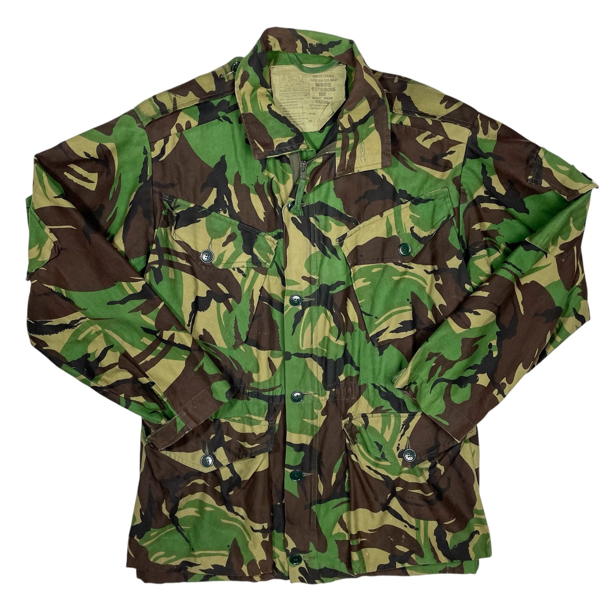 1980s British Army Camo Smock - Medium