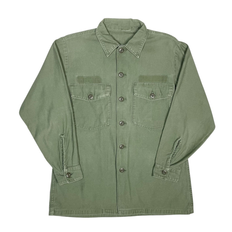 1960s US Army OG-107 Fatigue Shirt - S/M