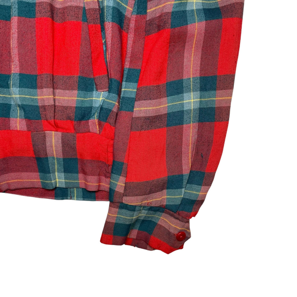 1950s Sears Plaid Ricky Jacket - Medium