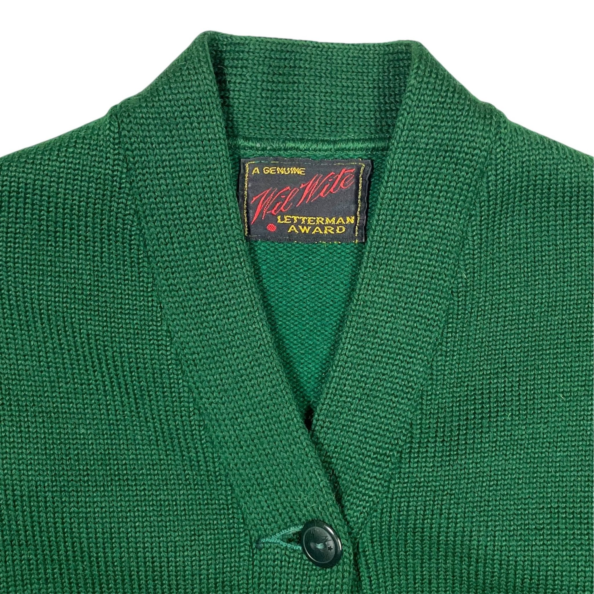 1950s Letterman Knit Cardigan - XS