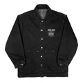 1990s West Coast Choppers Black Denim Chore Jacket - Large