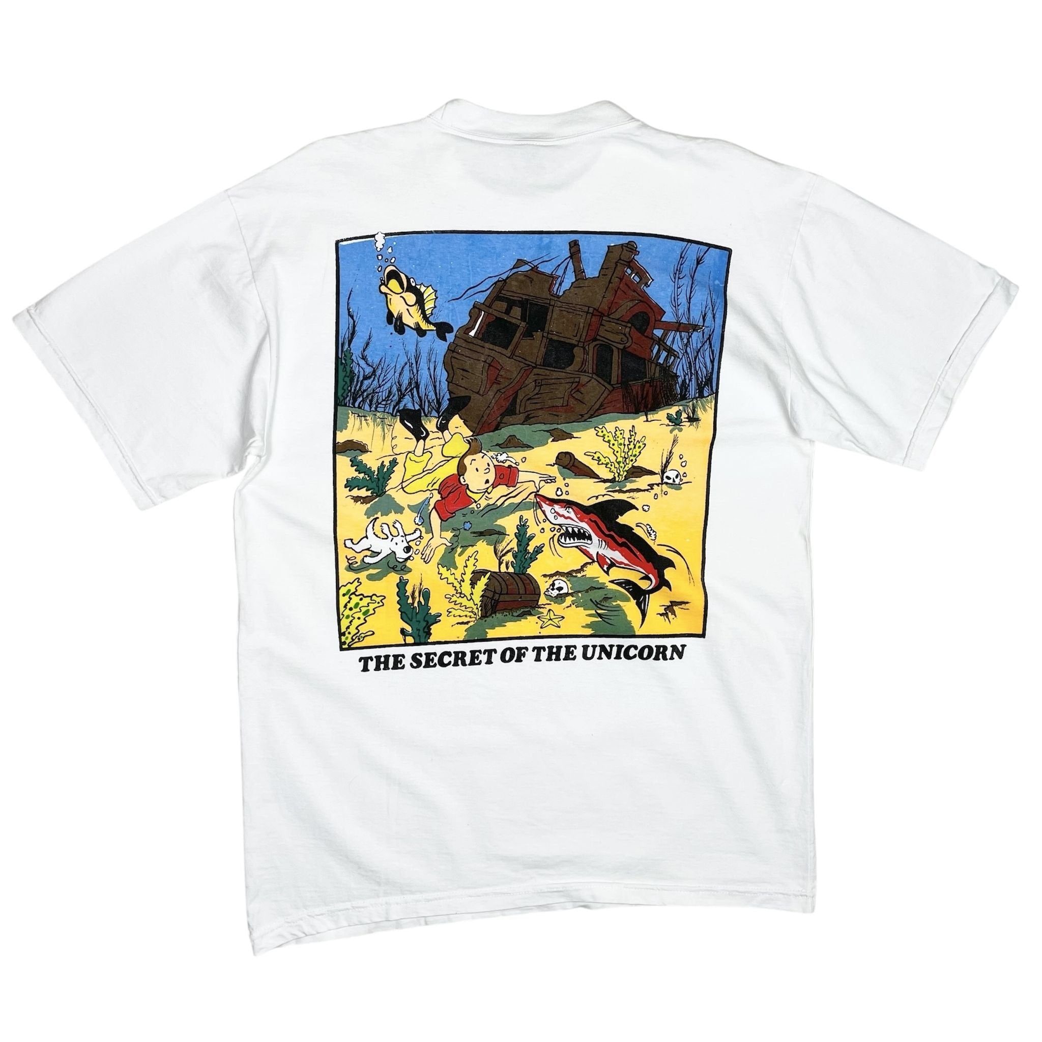 1990s Tintin "The Secret Of The Unicorn" Tee - XL