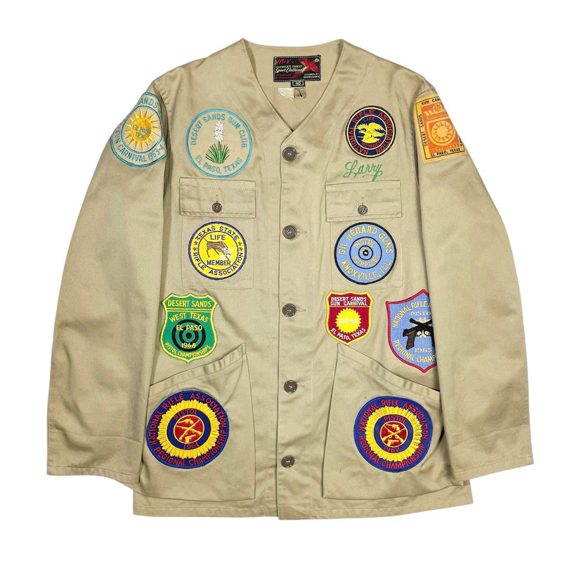 1960s 10-X Sport Clothing Gun Club Patch Jacket - Medium