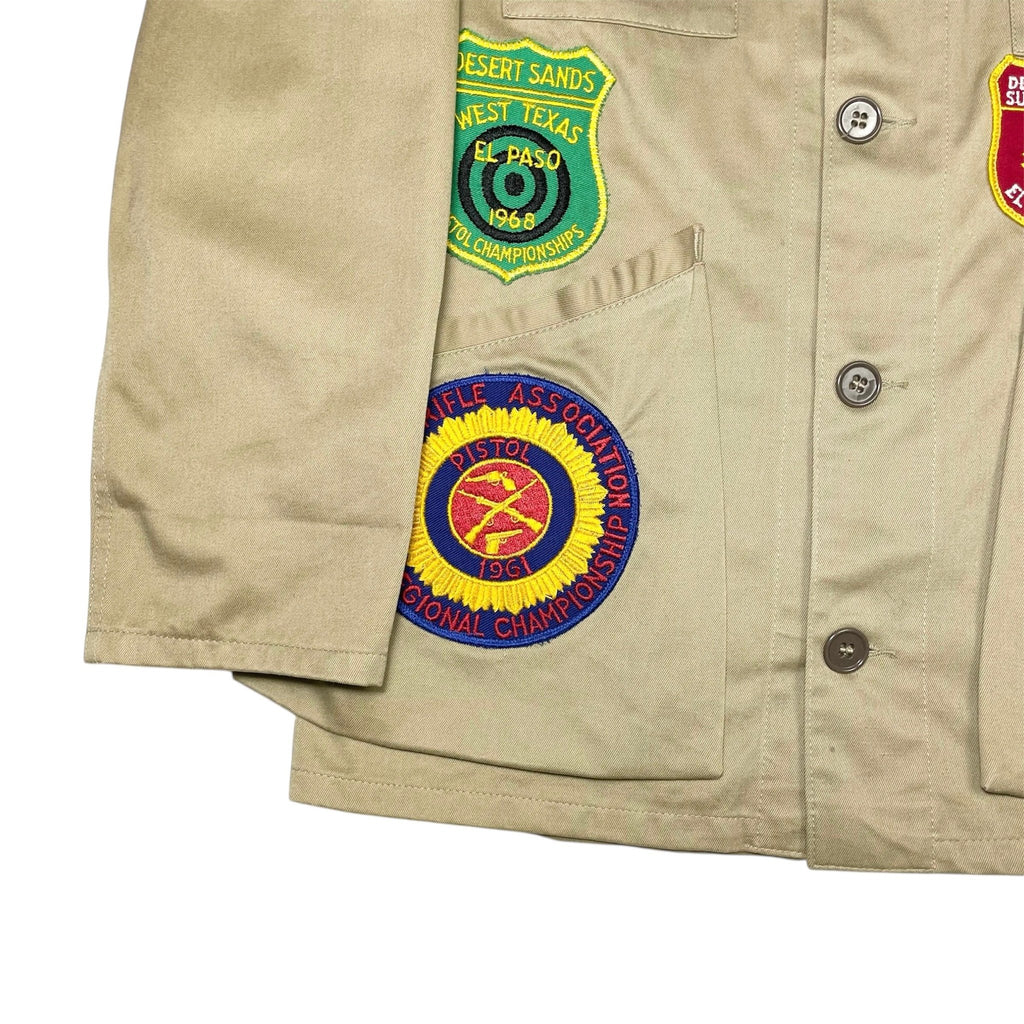 1960s 10-X Sport Clothing Gun Club Patch Jacket - Medium