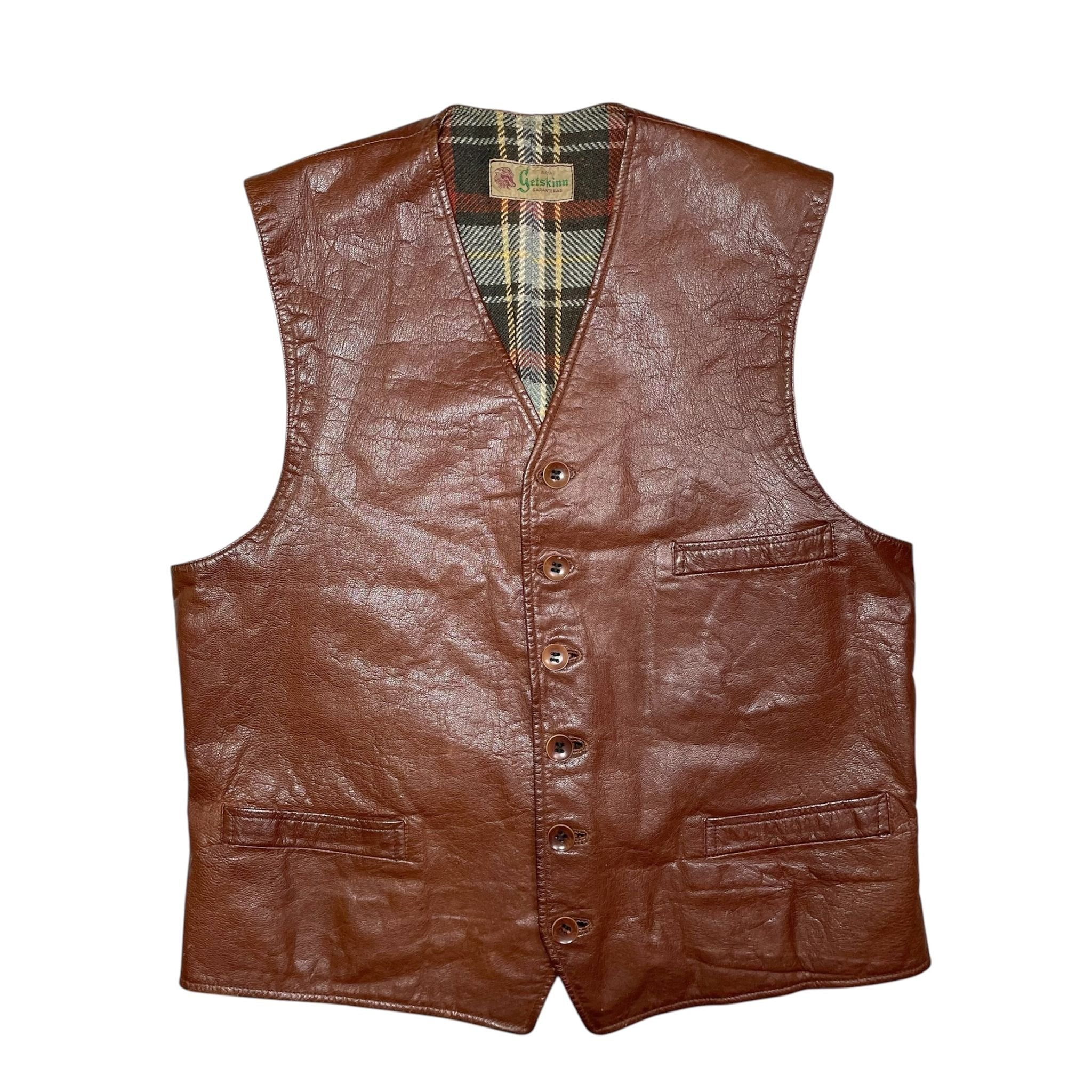 1940s Swedish Goatskin Vest - Small