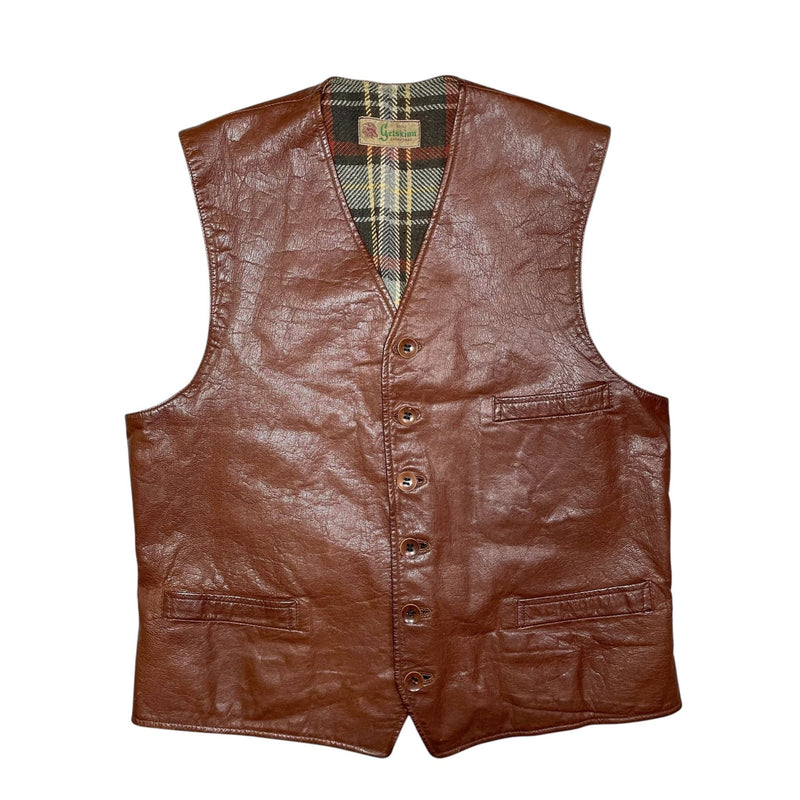 1940s Swedish Goatskin Vest - Small