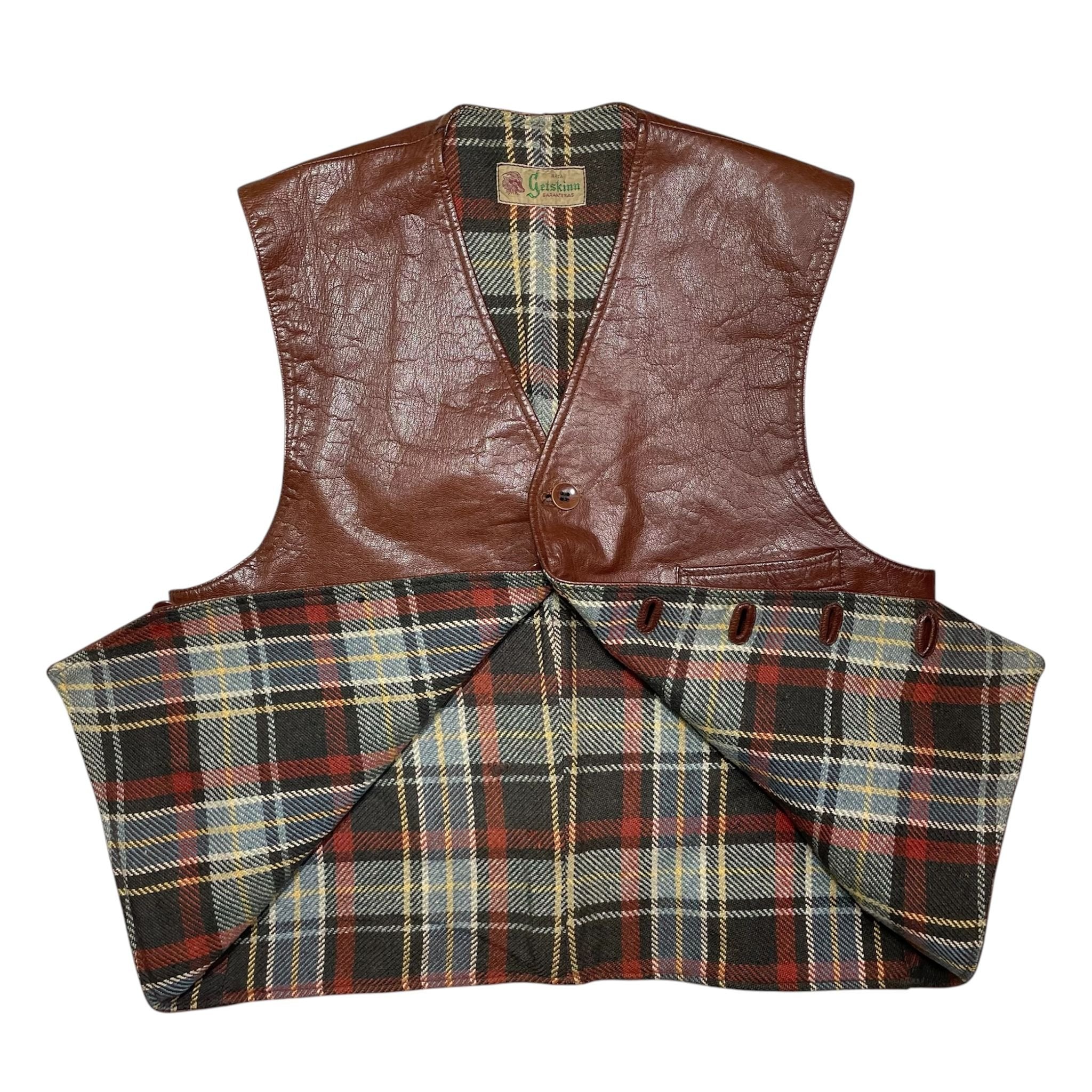 1940s Swedish Goatskin Vest - Small