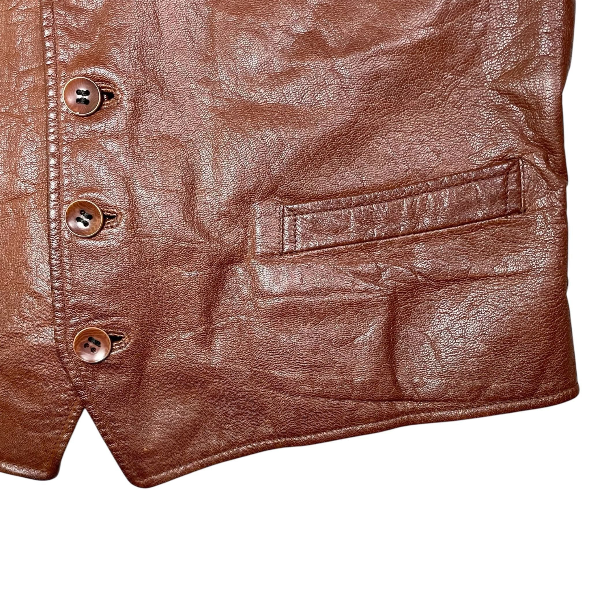 1940s Swedish Goatskin Vest - Small