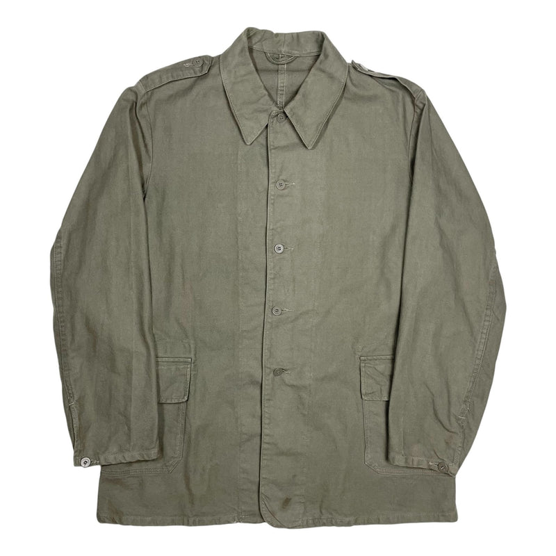 1940s Swedish Army Chore Jacket - Large