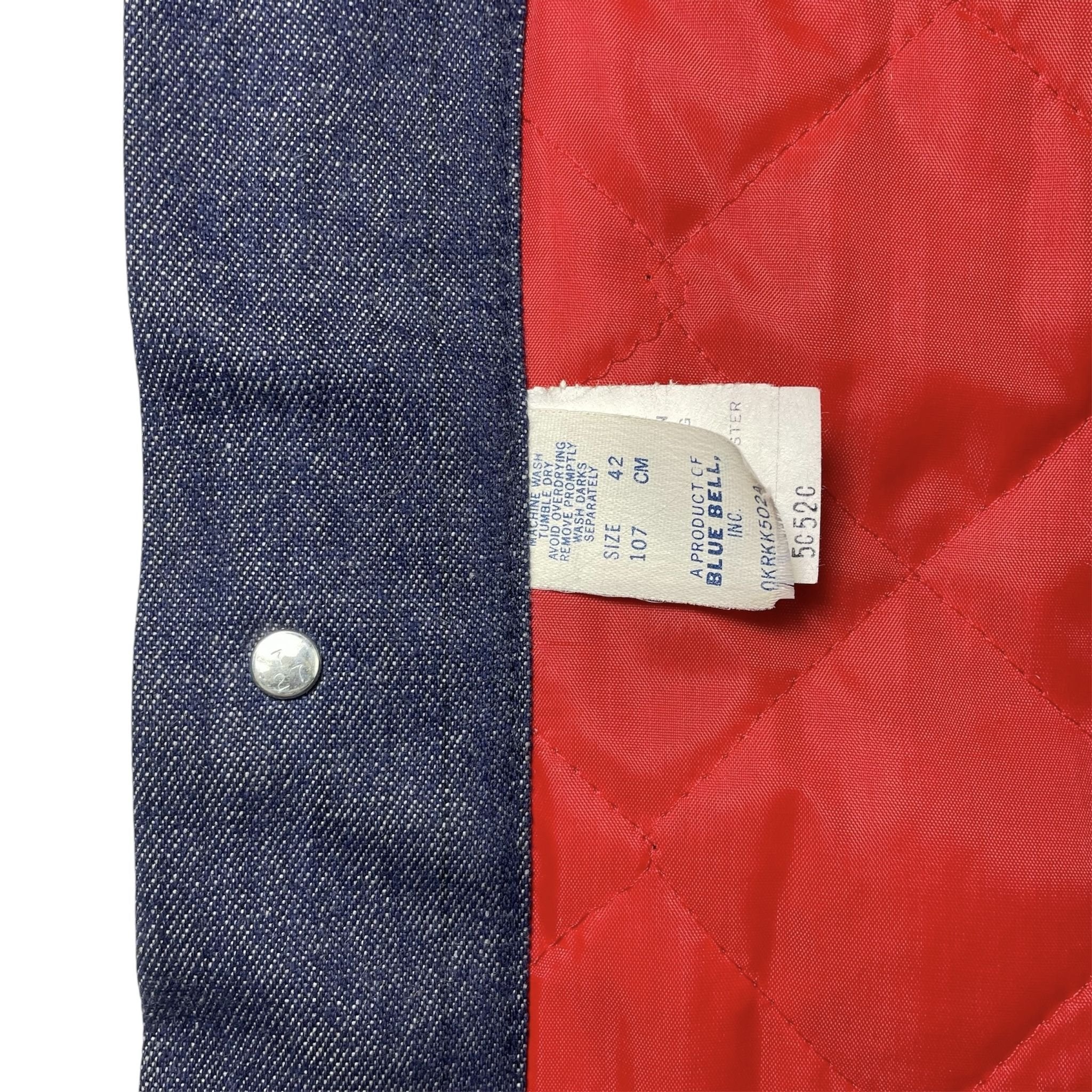 1970s Blue Bell Denim Chore Jacket - Large