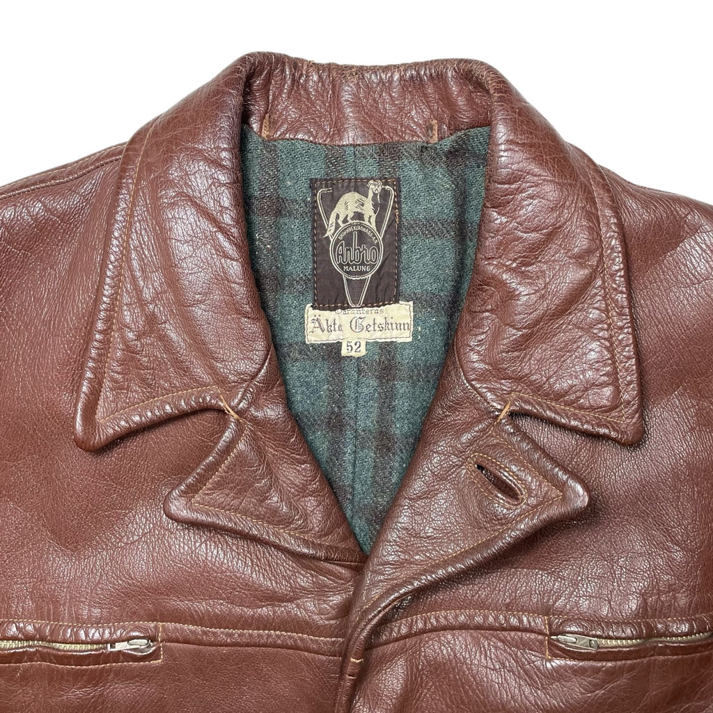 1940s Swedish Goatskin Jacket - M/L