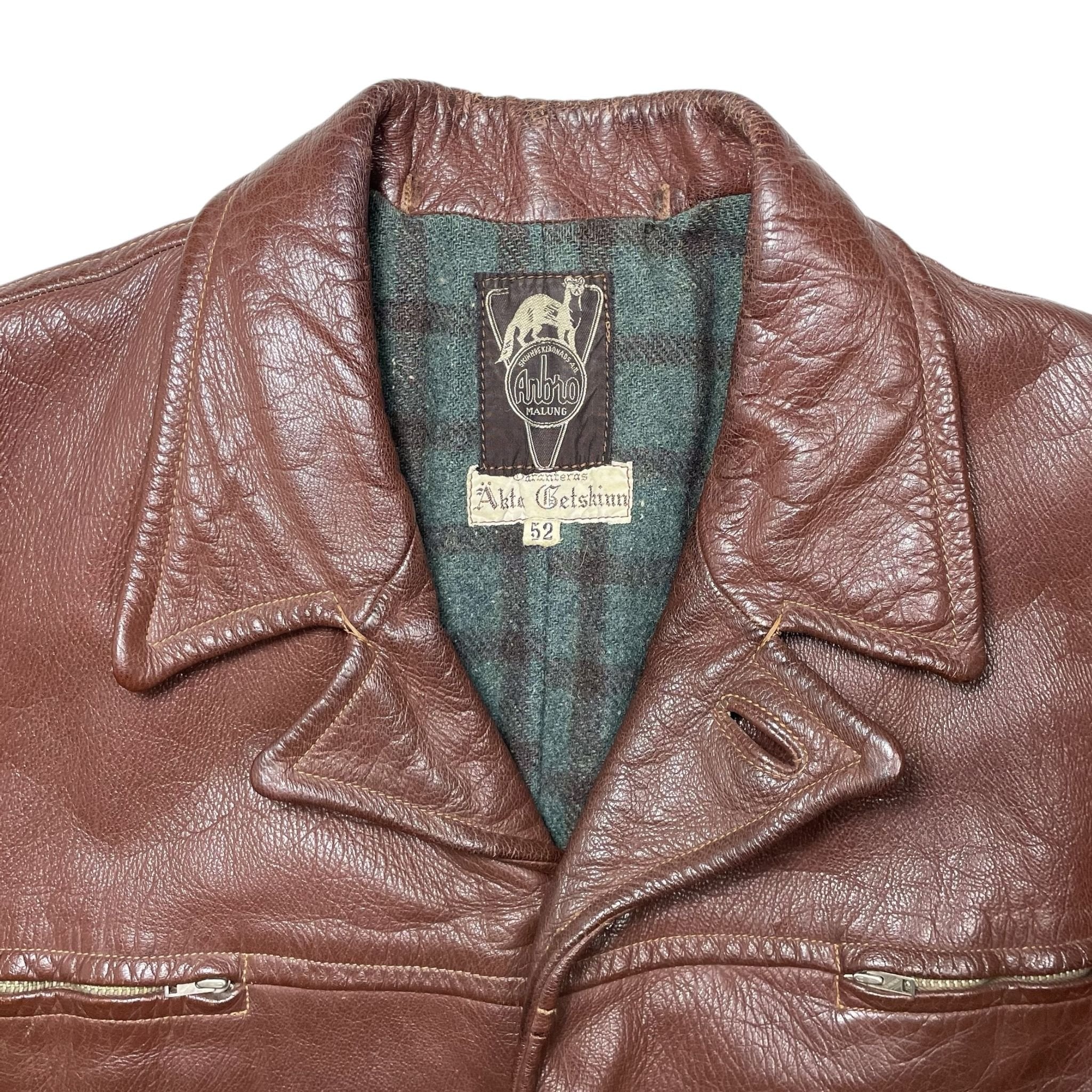 1940s Swedish Goatskin Jacket - M/L