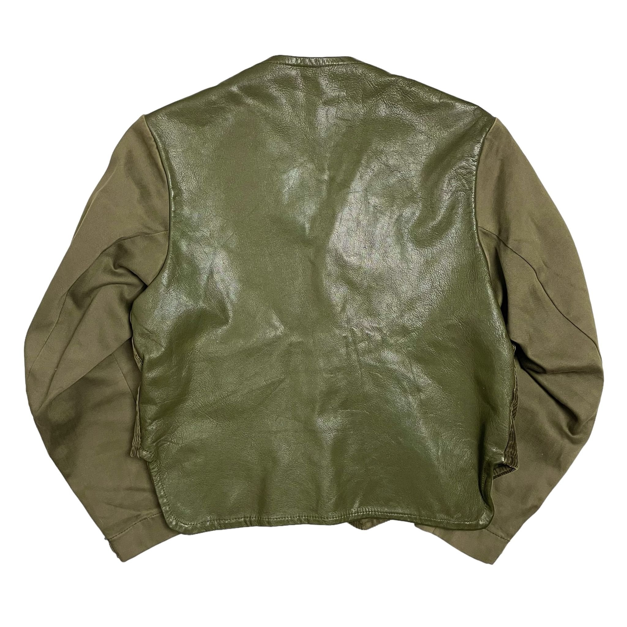 1940s Swedish Goatskin Gilet Hunting Jacket - Medium