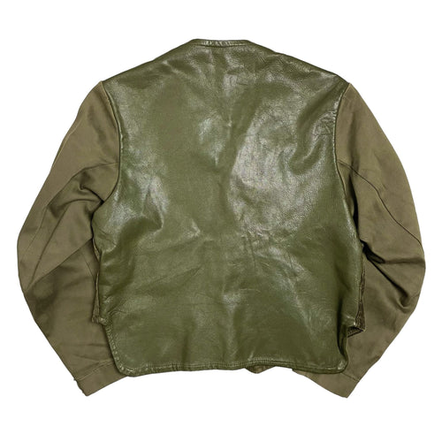 1940s Swedish Goatskin Gilet Hunting Jacket - Medium