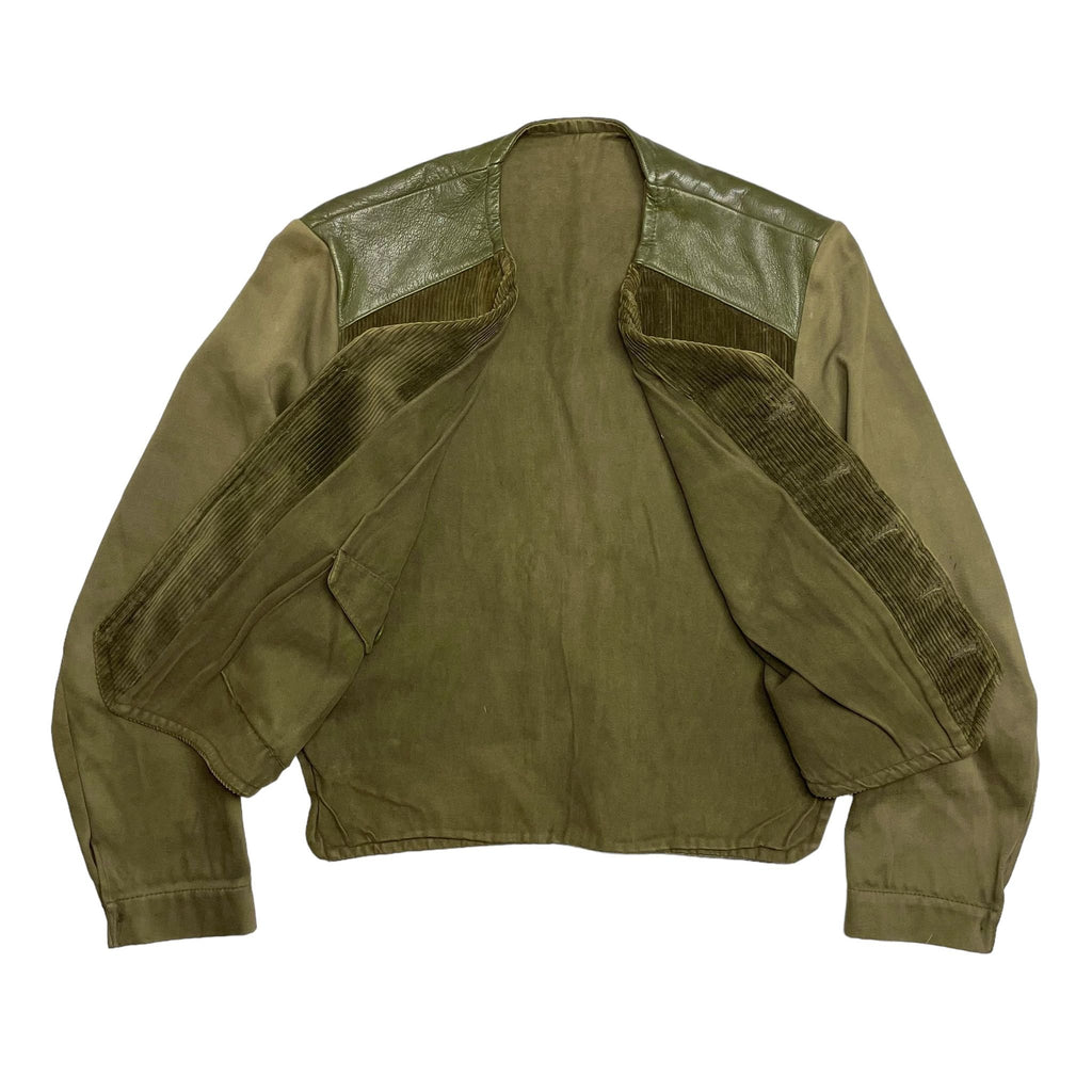 1940s Swedish Goatskin Gilet Hunting Jacket - Medium