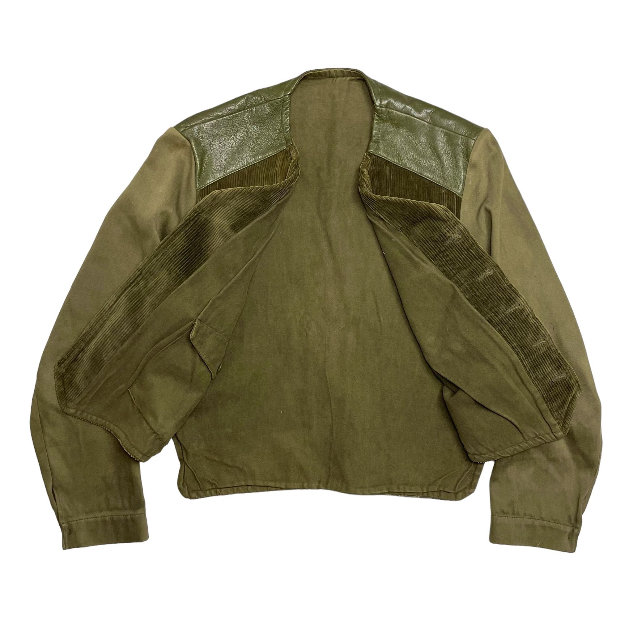 1940s Swedish Goatskin Gilet Hunting Jacket - Medium
