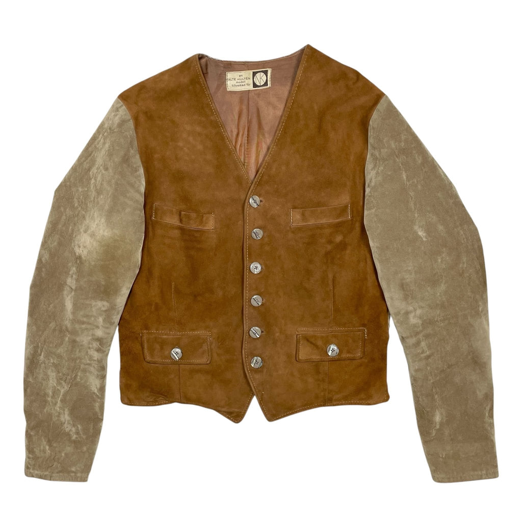 1950s Gilet Suede Jacket - S/M