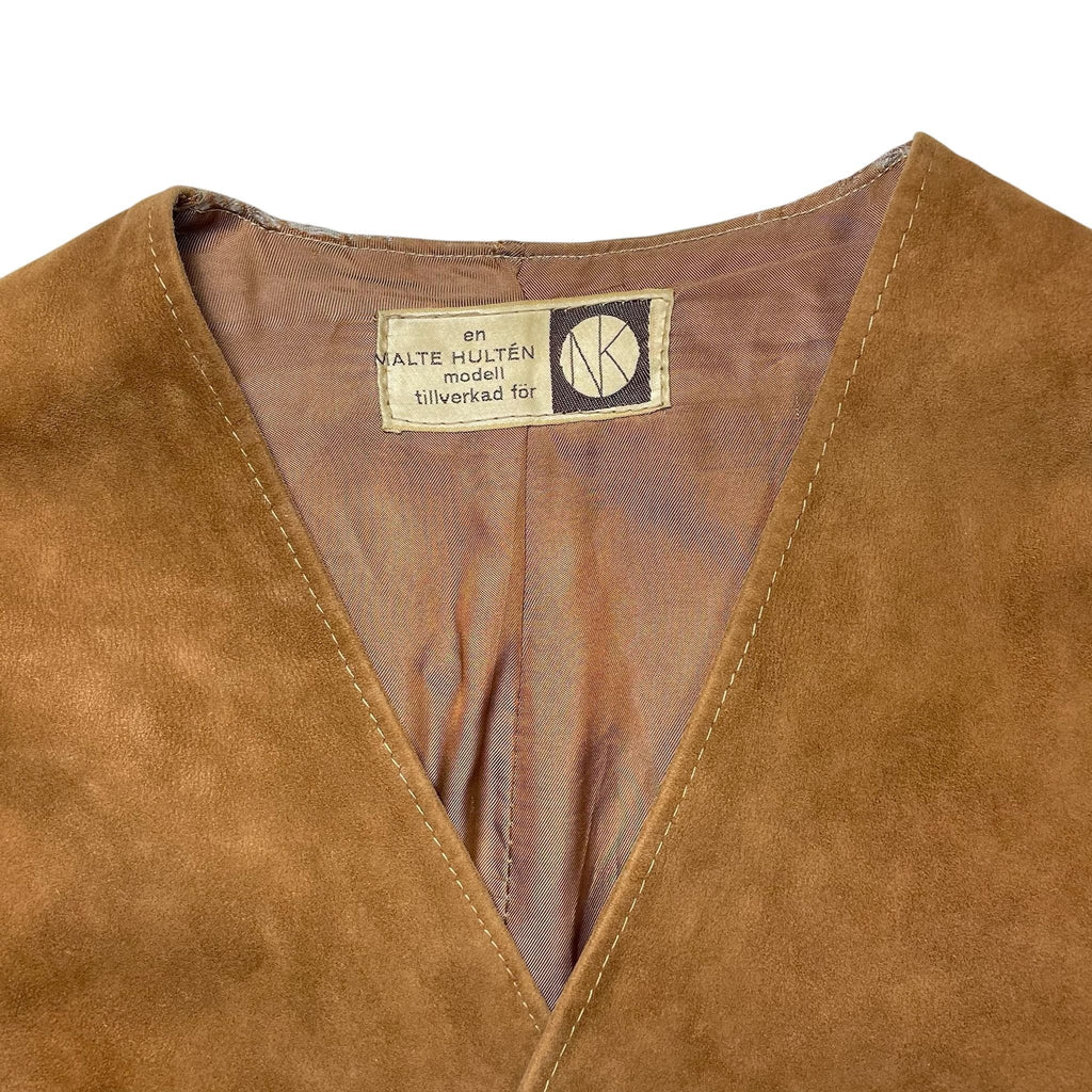 1950s Gilet Suede Jacket - S/M