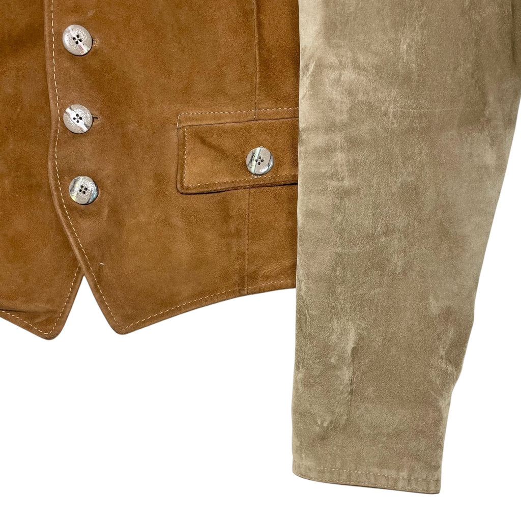 1950s Gilet Suede Jacket - S/M