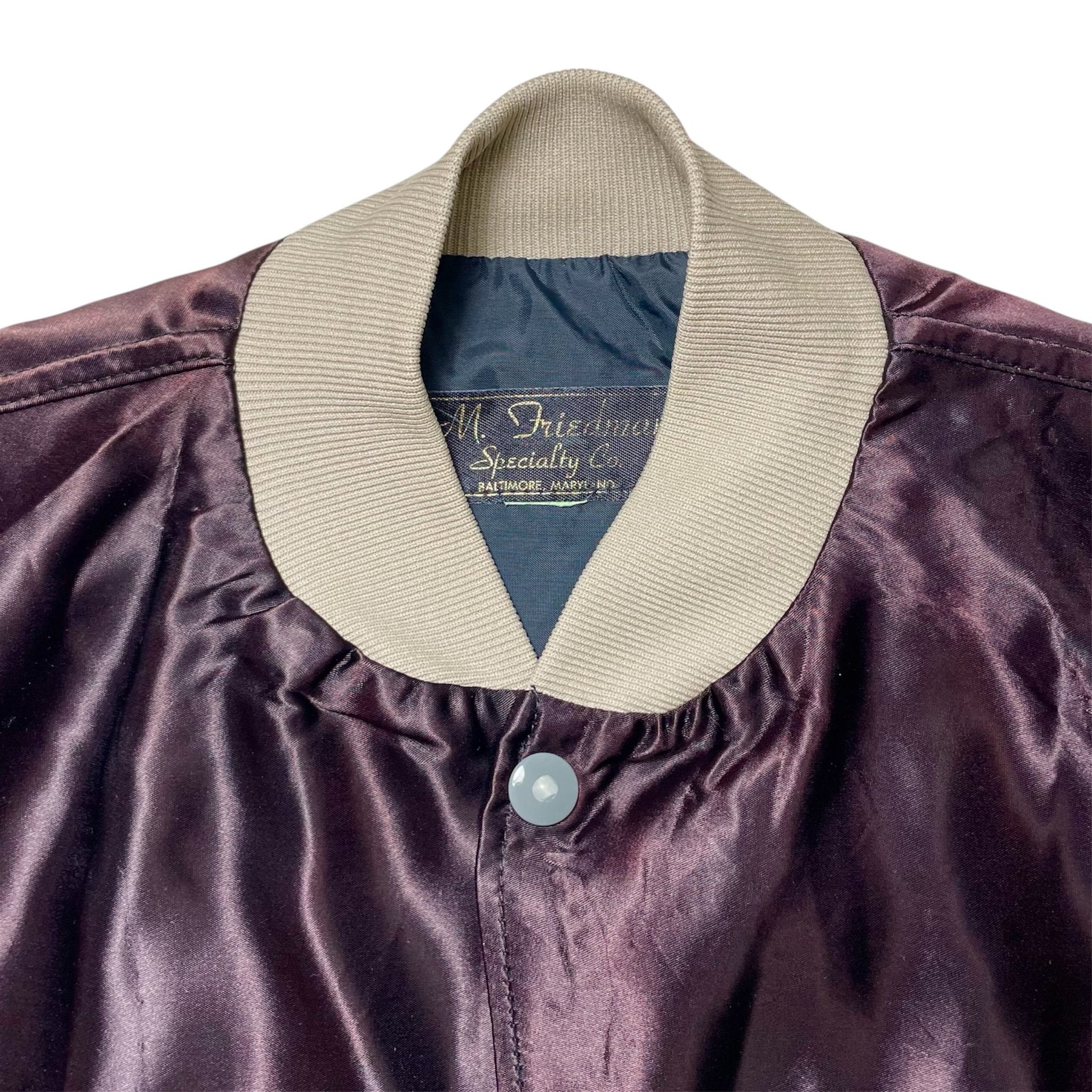 1970s The Beatles 1964 Tour Satin Jacket - S/M