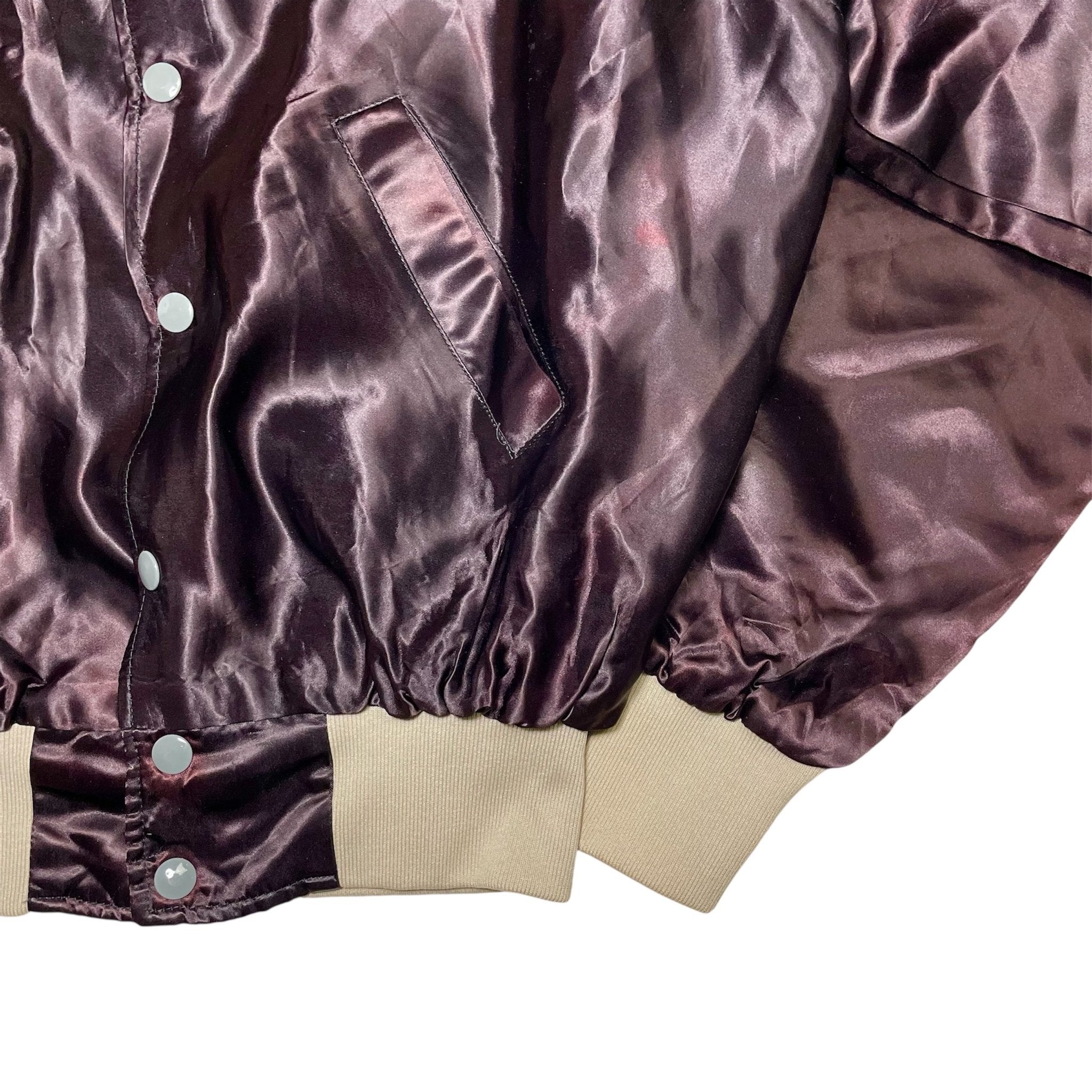 1970s The Beatles 1964 Tour Satin Jacket - S/M