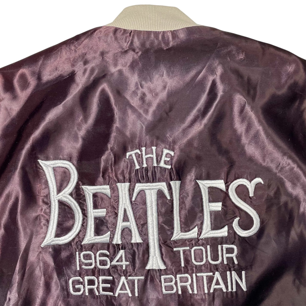 1970s The Beatles 1964 Tour Satin Jacket - S/M