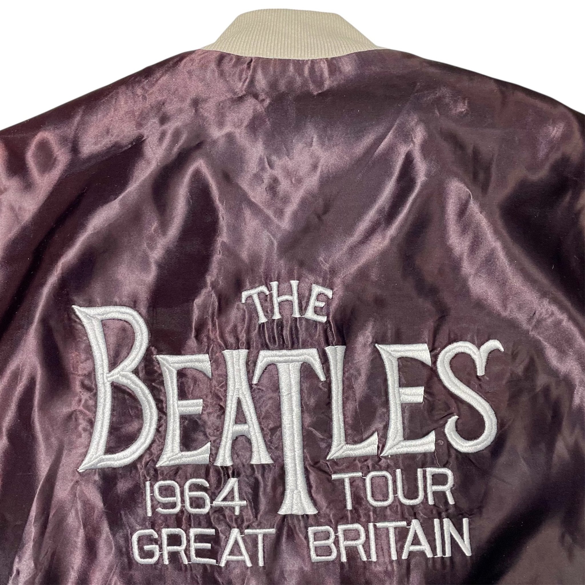 1970s The Beatles 1964 Tour Satin Jacket - S/M