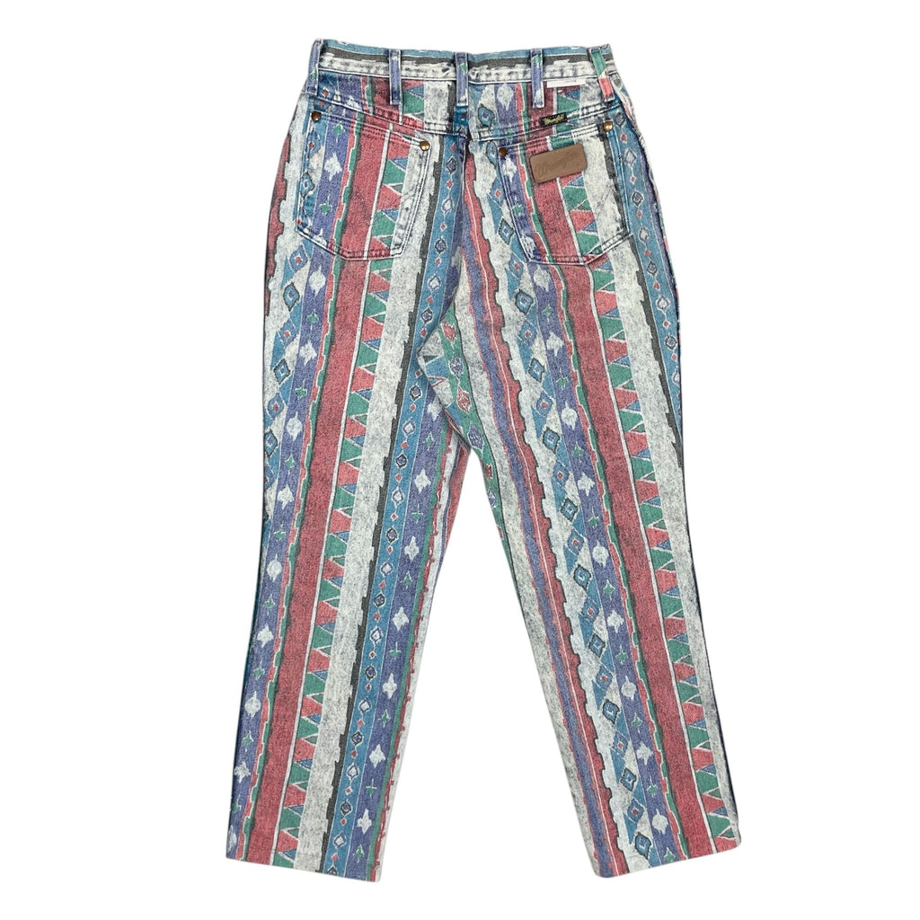 1980s Wrangler Aztec Denim - 30x29