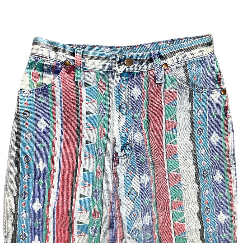 1980s Wrangler Aztec Denim - 30x29