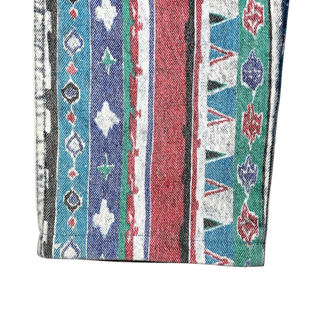 1980s Wrangler Aztec Denim - 30x29