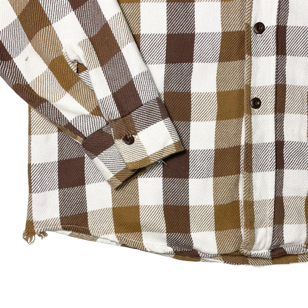 1970s Boxy Flannel Shirt - Medium