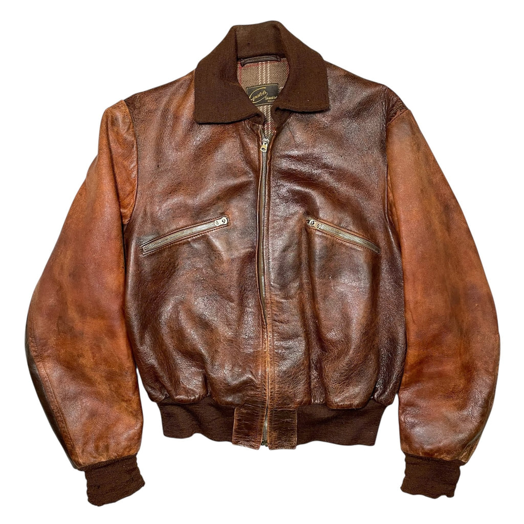 1940s Gustols Goatskin Jacket - Medium