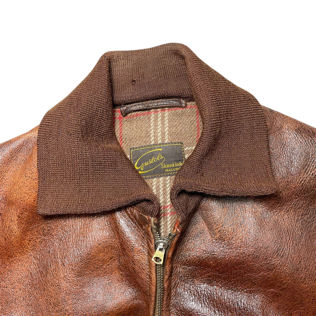 1940s Gustols Goatskin Jacket - Medium