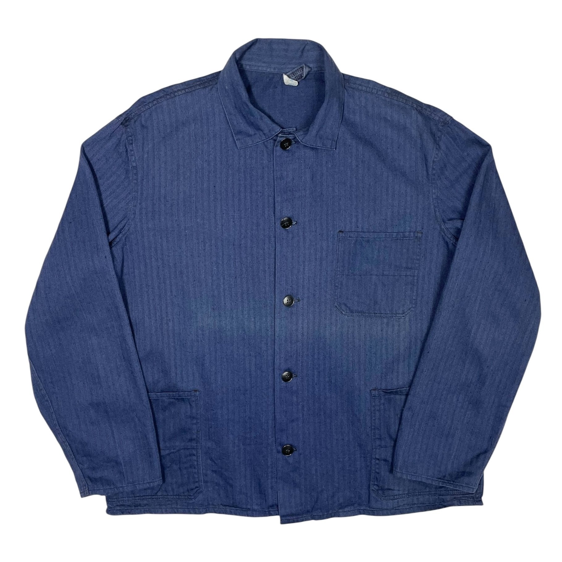 1980s Herringbone Twill Work Jacket - Medium