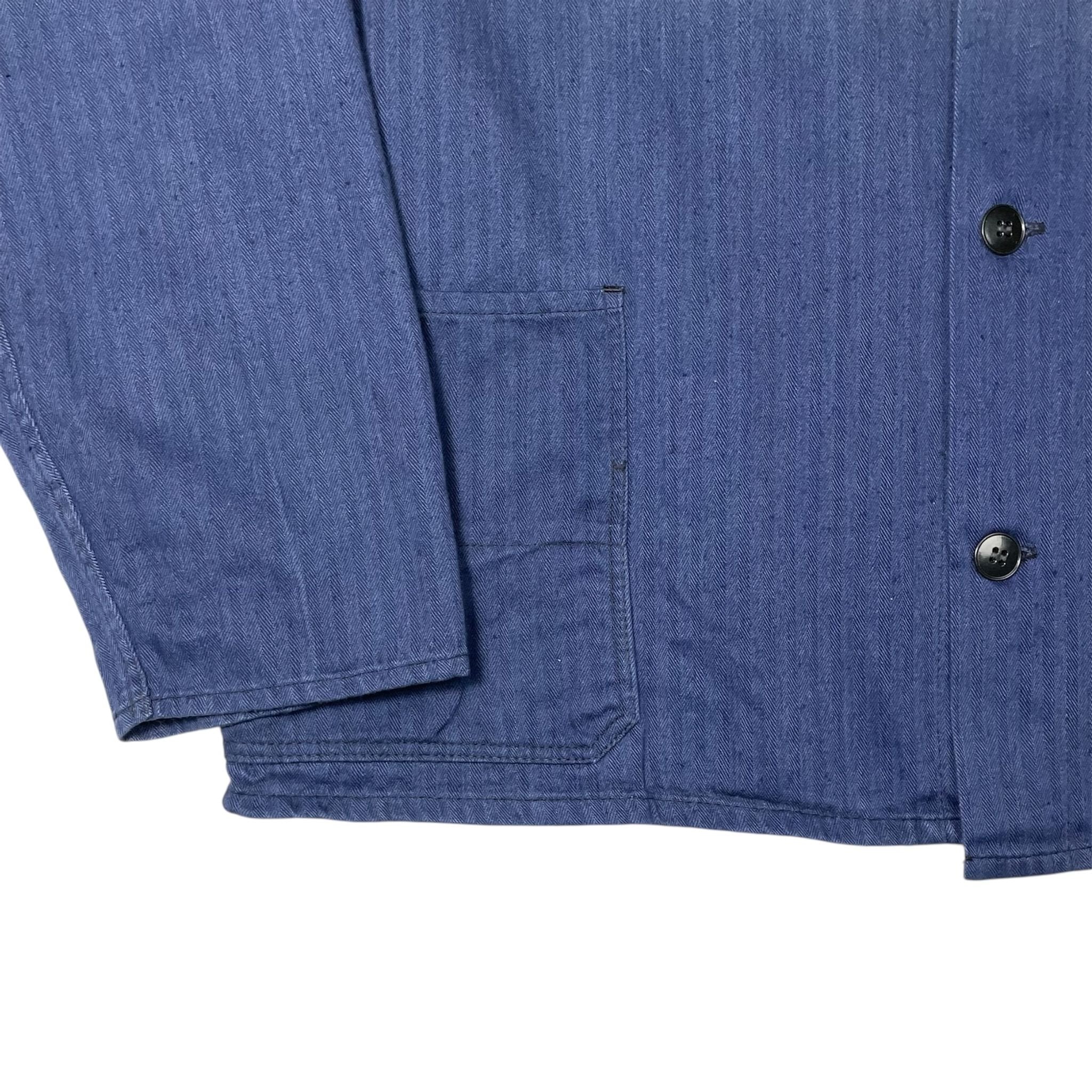 1980s Herringbone Twill Work Jacket - Medium