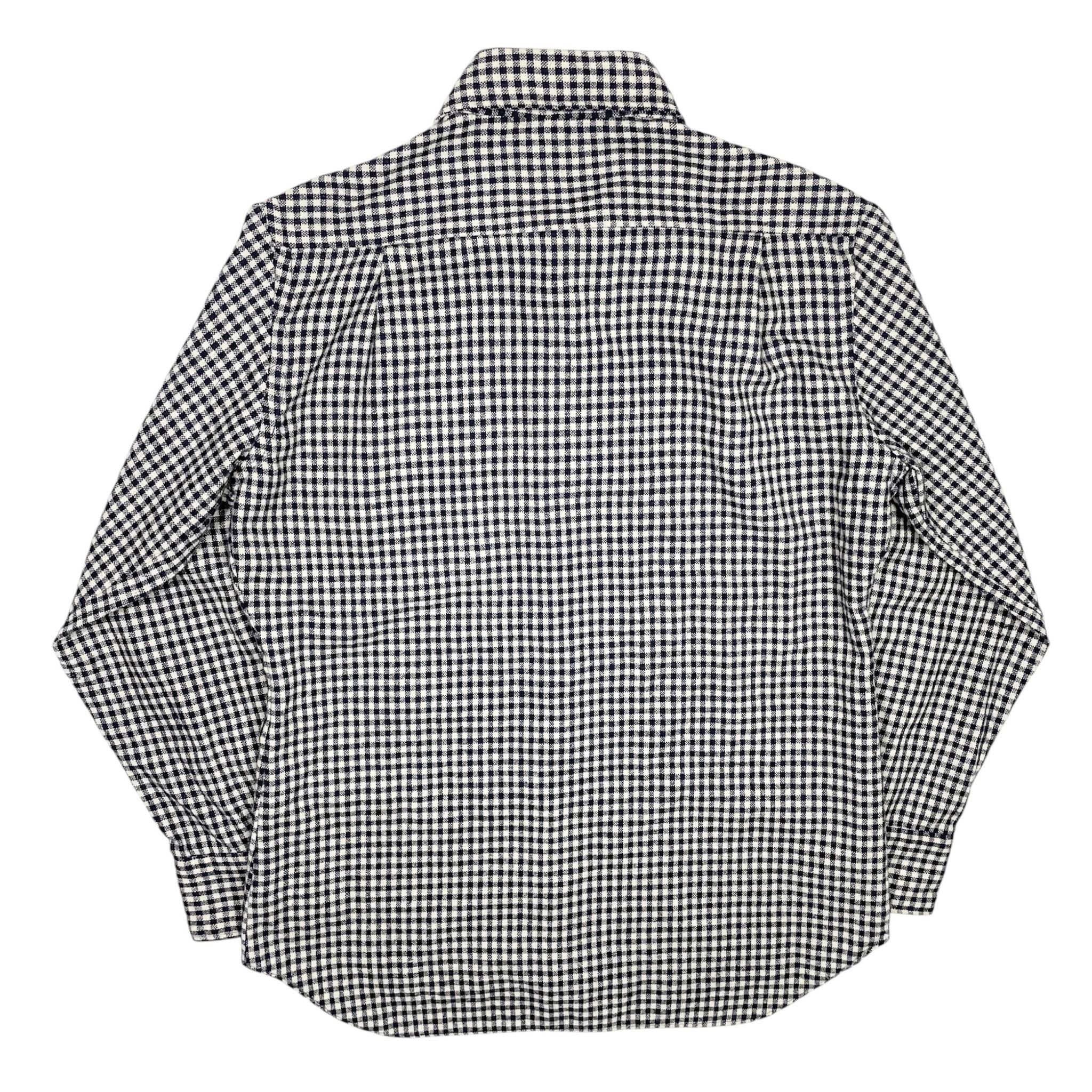1970s Sears Check Flannel Shirt - Medium