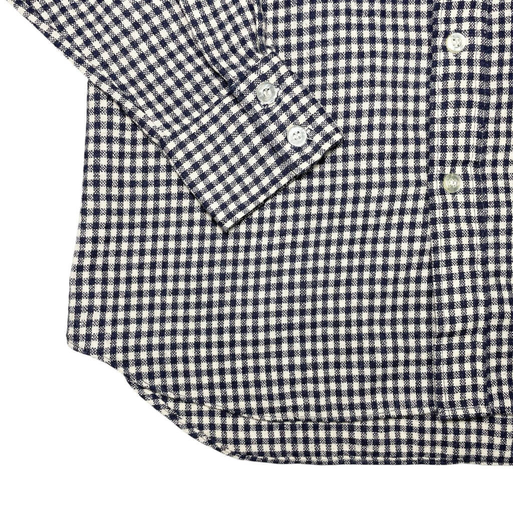 1970s Sears Check Flannel Shirt - Medium