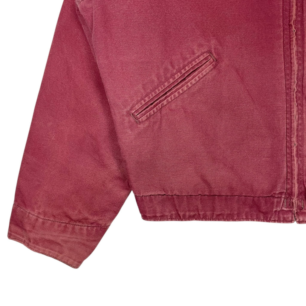 1990s Carhartt Detroit Faded Redwood Jacket - M/L