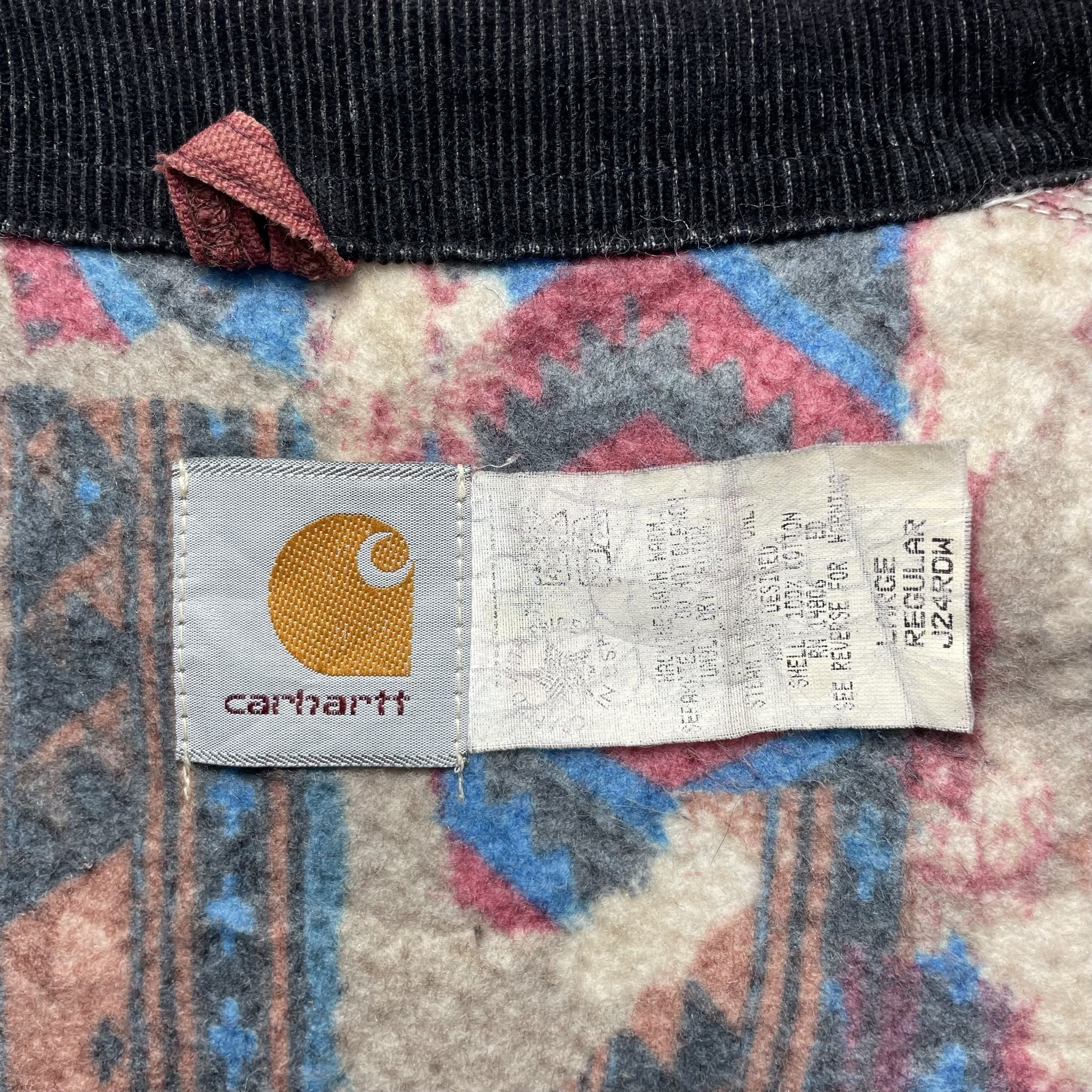 1990s Carhartt Detroit Faded Redwood Jacket - M/L