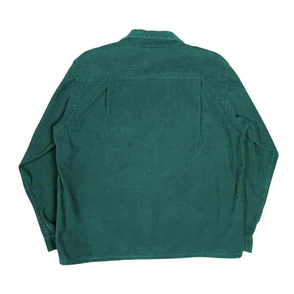 1950s Corduroy Camp Collar Shirt - Large