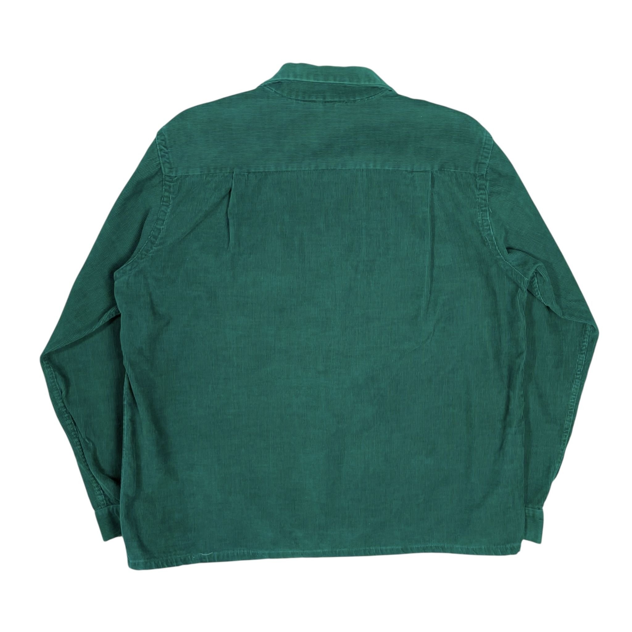 1950s Corduroy Camp Collar Shirt - Large