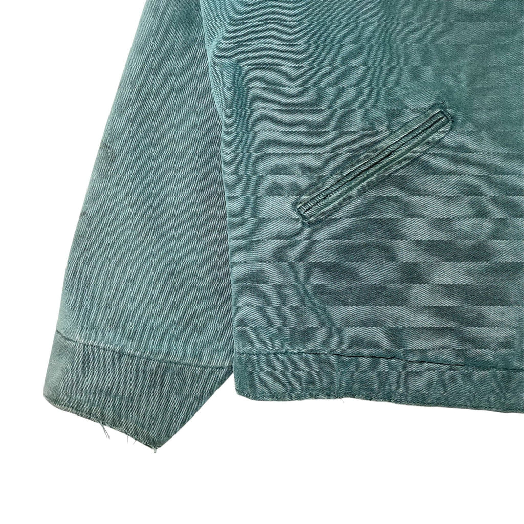 1990s Carhartt Detroit Faded Hunter Green Jacket - L/XL