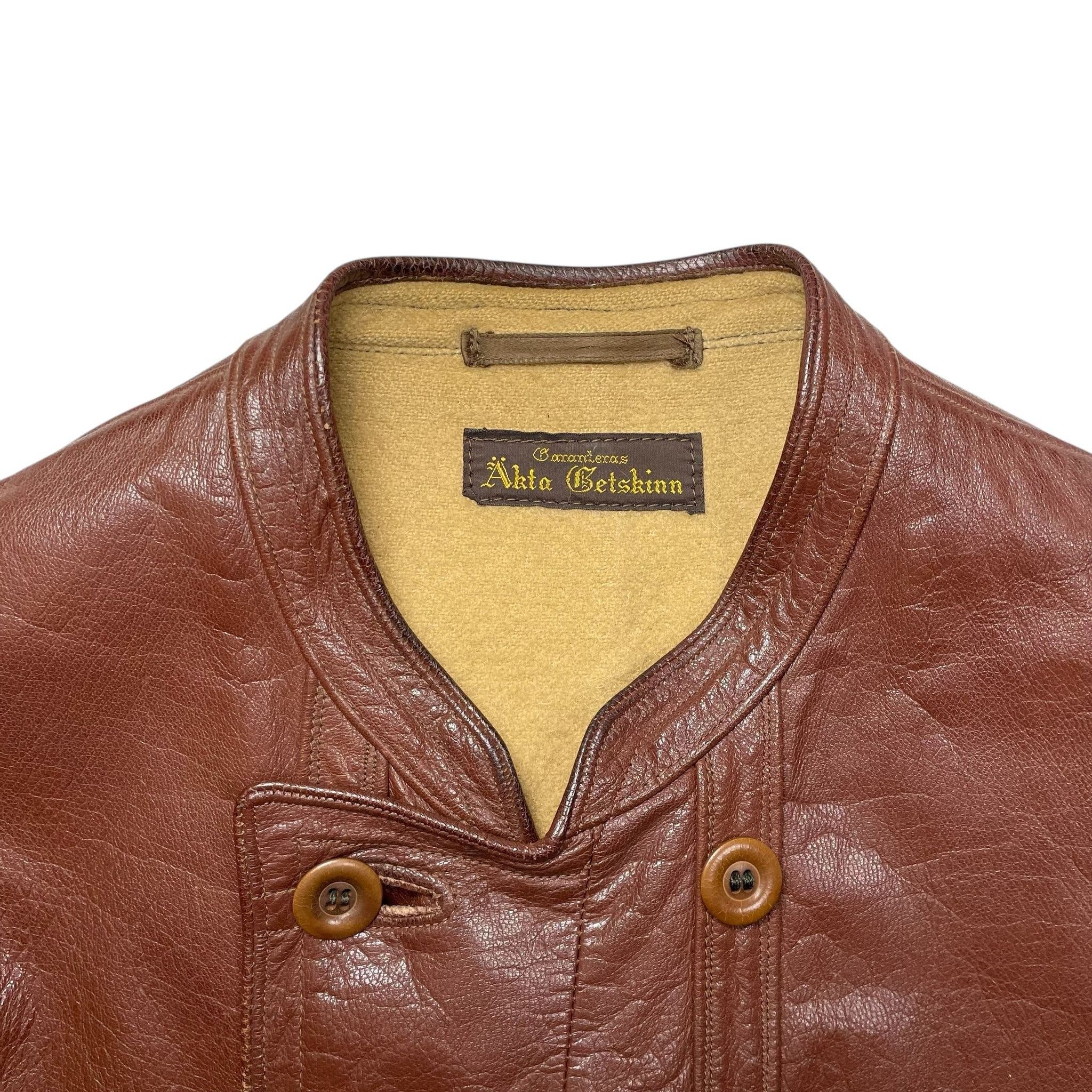 1940s Swedish Goatskin Jacket - Medium