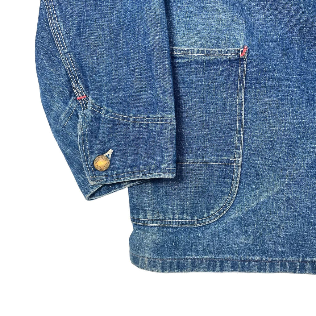 1940s Workmaster Denim Chore Coat - Large
