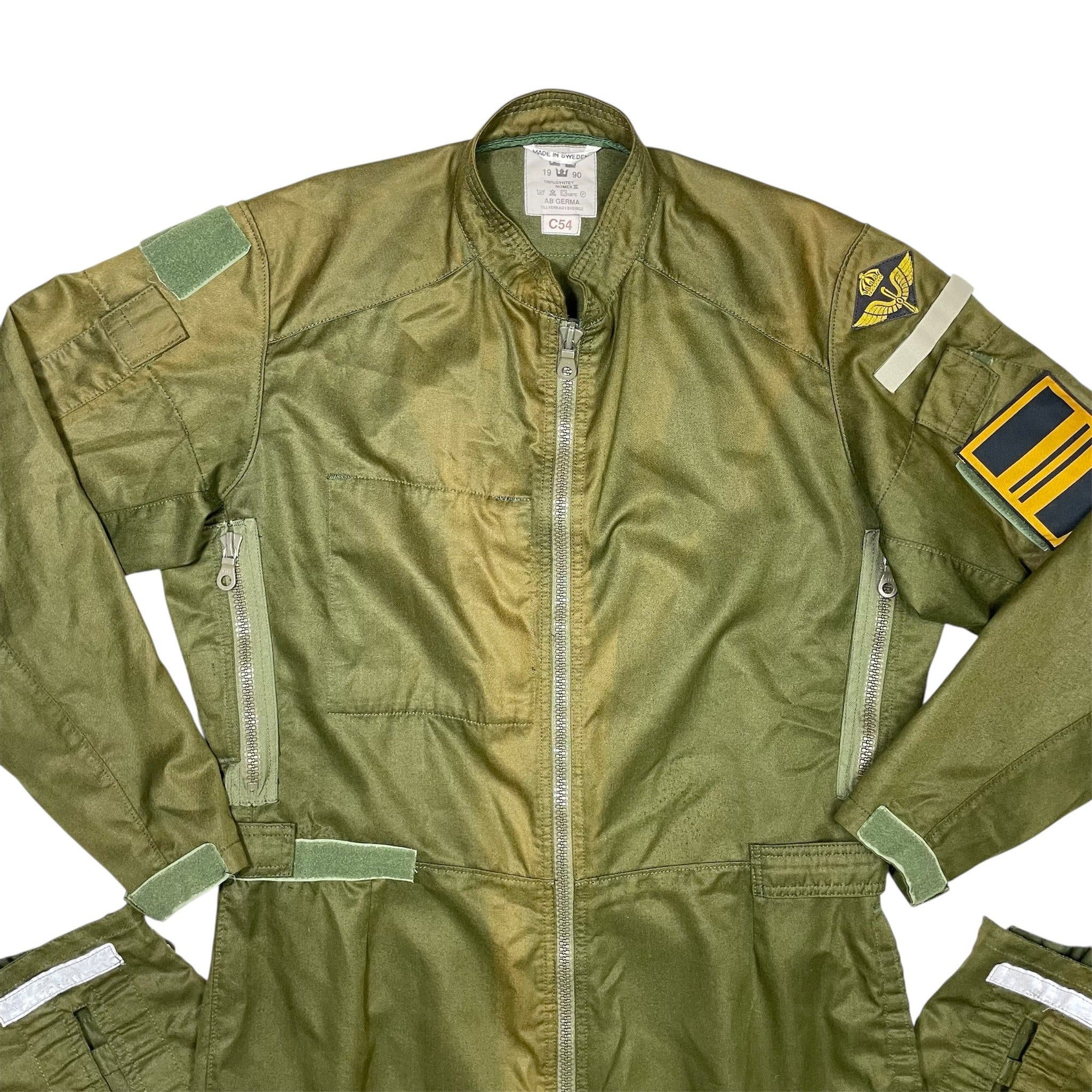 1990s Swedish Airforce Flight Coverall - Large (c54)