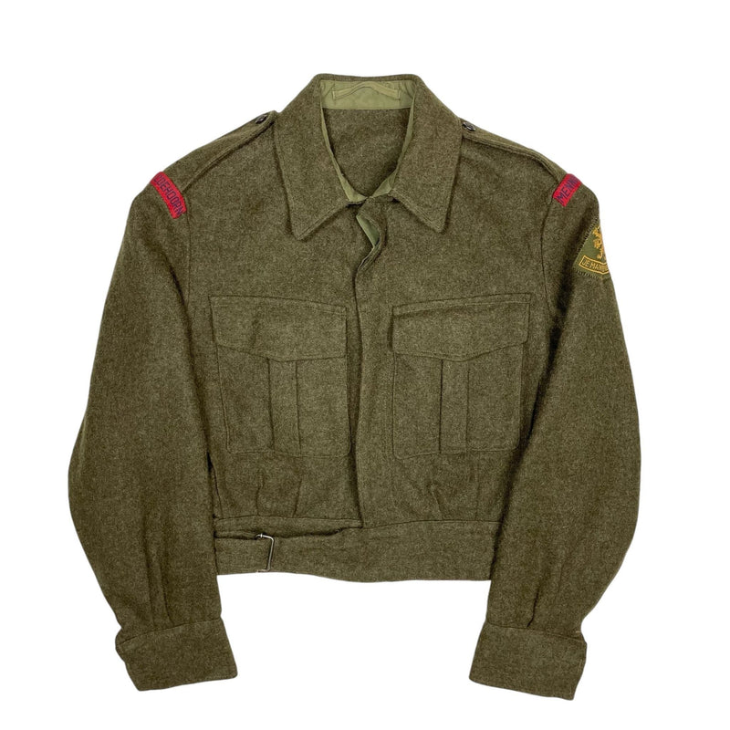 1950s Dutch Army Wool Jacket - Small