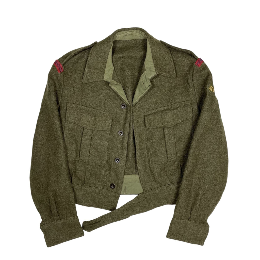 1950s Dutch Army Wool Jacket - Small